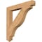 Ekena Millwork Funston Arts & Crafts Smooth Bracket, Western Red Cedar, 5 1/2"W x 44"D x 44"H BKT06X44X44FST03SWR - alternate 1
